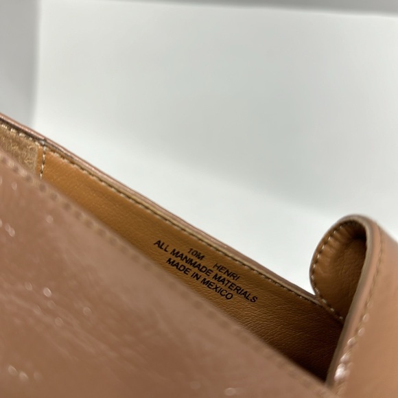 Dolce Vita Henri Block Lug Loafers Shoes Vegan Leather Tan Nude Brown Size 10 - Picture 7 of 8